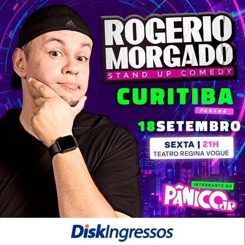 Show Solo Stand Up Comedy Rogerio Morgado